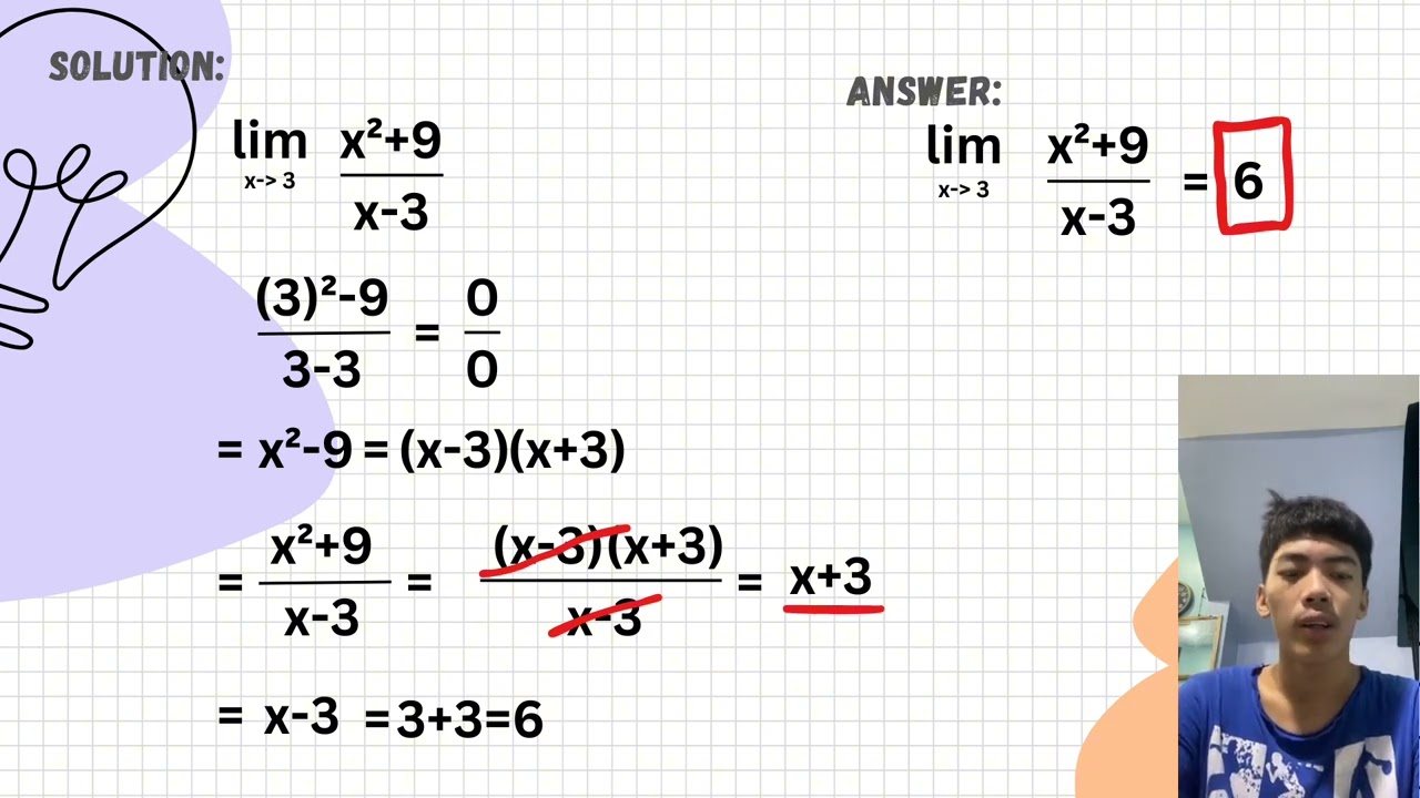 MathemateachTalk of House of Joseph | Limits of Functions Using Other Techniques