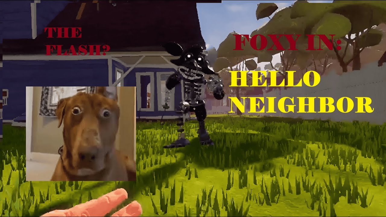 WHY IS FOXY FASTER THAN THE FLASH?! - Idiot plays modded Hello Neighbor.