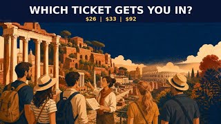 Roman Forum & Colosseum: 3 Ticket Options Compared (Which One's Worth It)