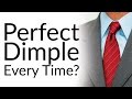 2 Ways To Tie A Dimple In Your Necktie EVERY TIME | Perfect Neck-Tie Dimples With ANY Knot