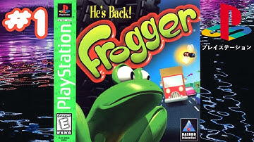 THE FIRST VIDEO GAME I EVER PLAYED 『Frogger』 〚PS1〛Playthrough #1