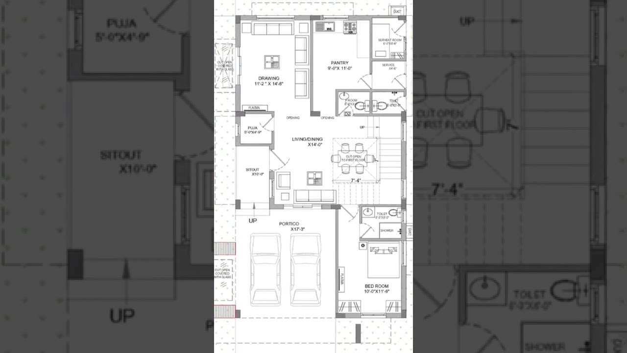 Customized House plan with Vastu by MyHouseDesign 