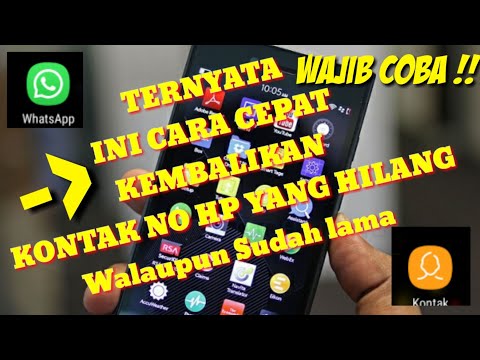 Video: Cara Mengembalikan Nomor Ke Langsung Menuju