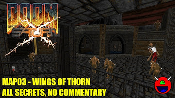 Doom 2: Back to Saturn X Episode 2 (BTSX2) - MAP03 Wings of Thorn - All Secrets No Commentary
