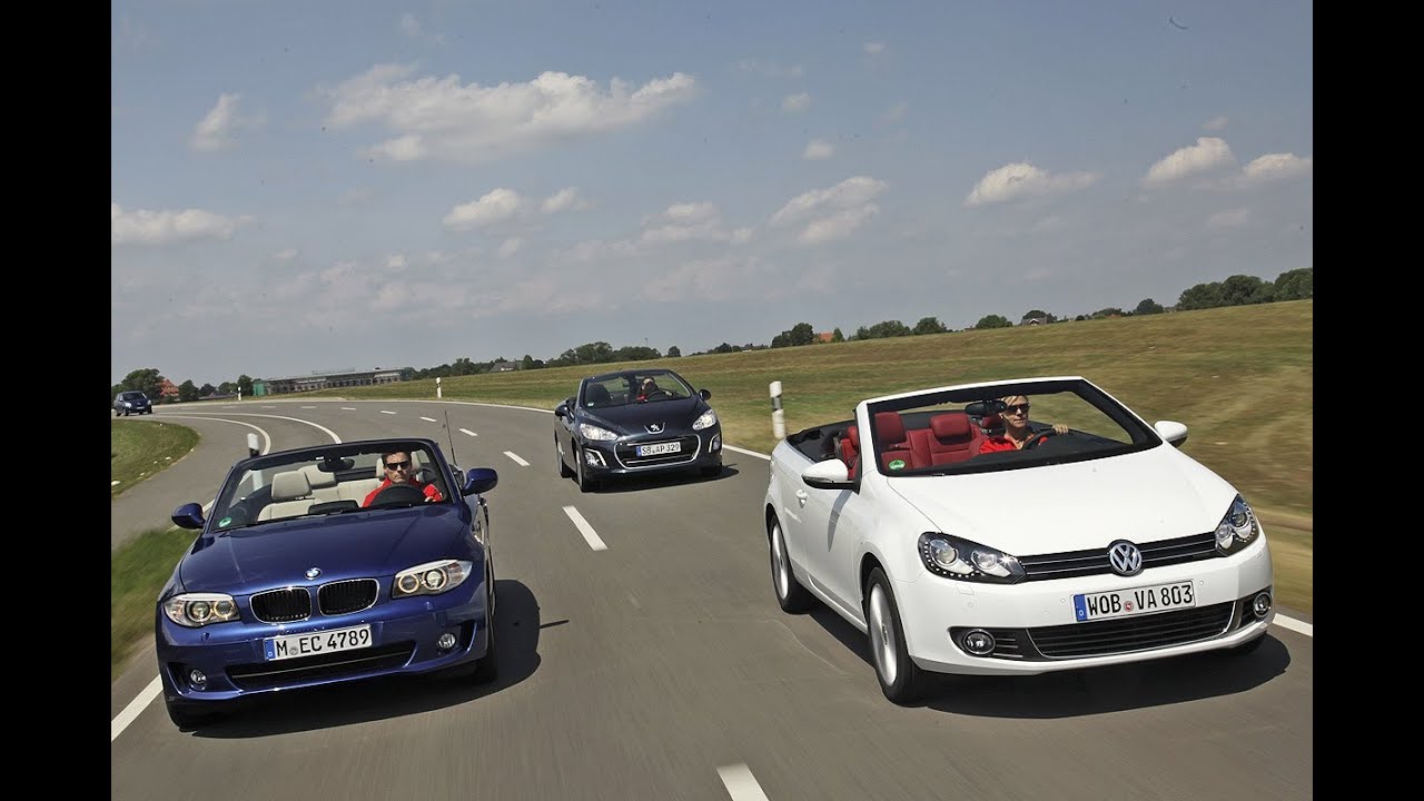 Cabrio-Vergleich - Golf fordert 1er und 308