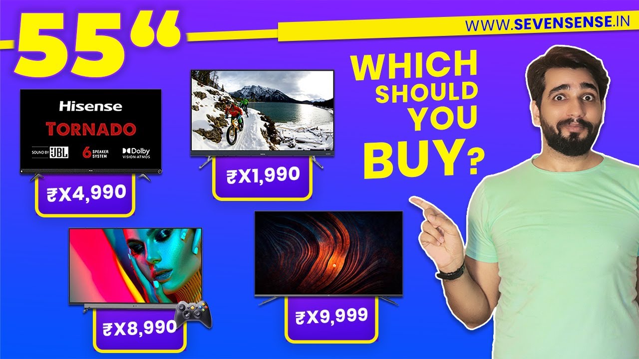 Hisense Tornado Vs Motorola ZX Pro Vs Nokia 2020 Vs Oneplus U1 55 inch TV? Which should you buy?