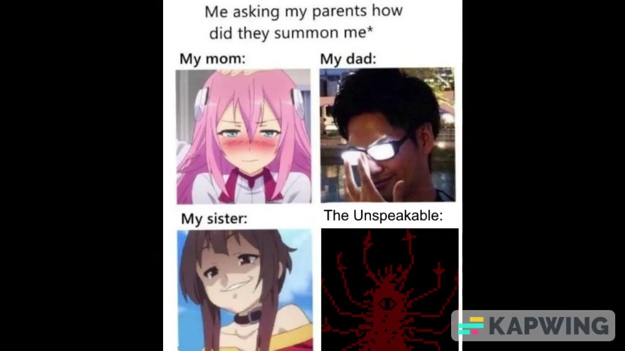 cringe anime memes but the unfunny is replaced with FAITH