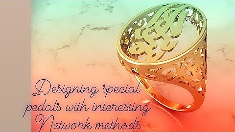 😍طراحی انگشتر 😍Ring design