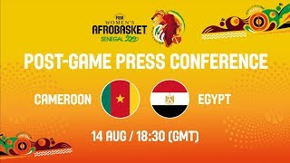 Press Conference - Cameroon v Egypt