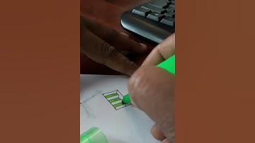 Staircase 3D art 🥳👍🏼 #shorts #3d #art