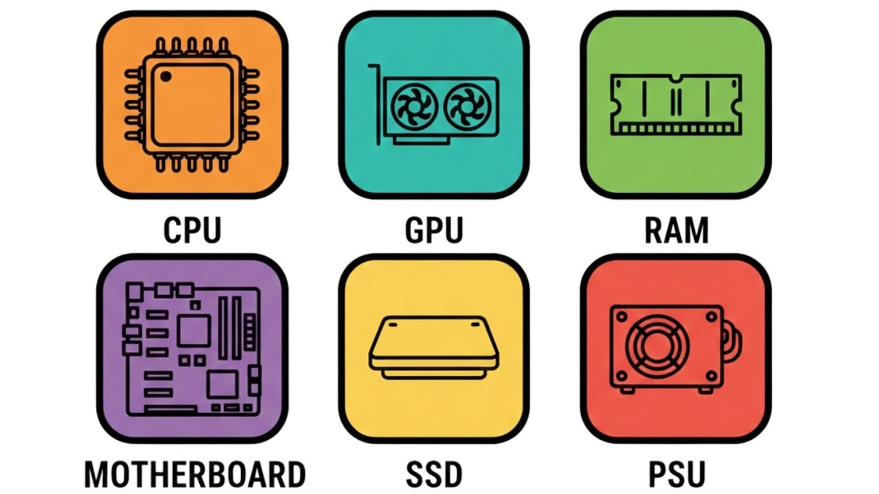 Everything Inside a Computer Explained In 6 Minutes