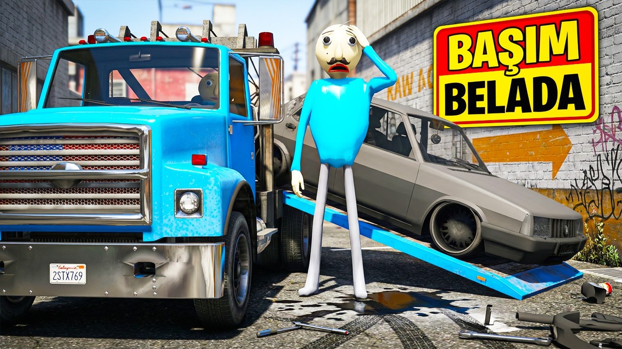 Baldi Amca Arabasını Kurtarmak İçin Başını Belaya Soktu | GTA 5 MODS
