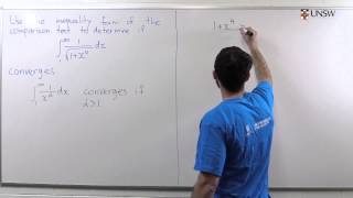 Convergence of Integrals with the Comparison Test (Ch8 Pr22a)