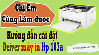 How to Download and Install HP 107a Printer Driver (Windows 10, Windows 11, Windows 12)