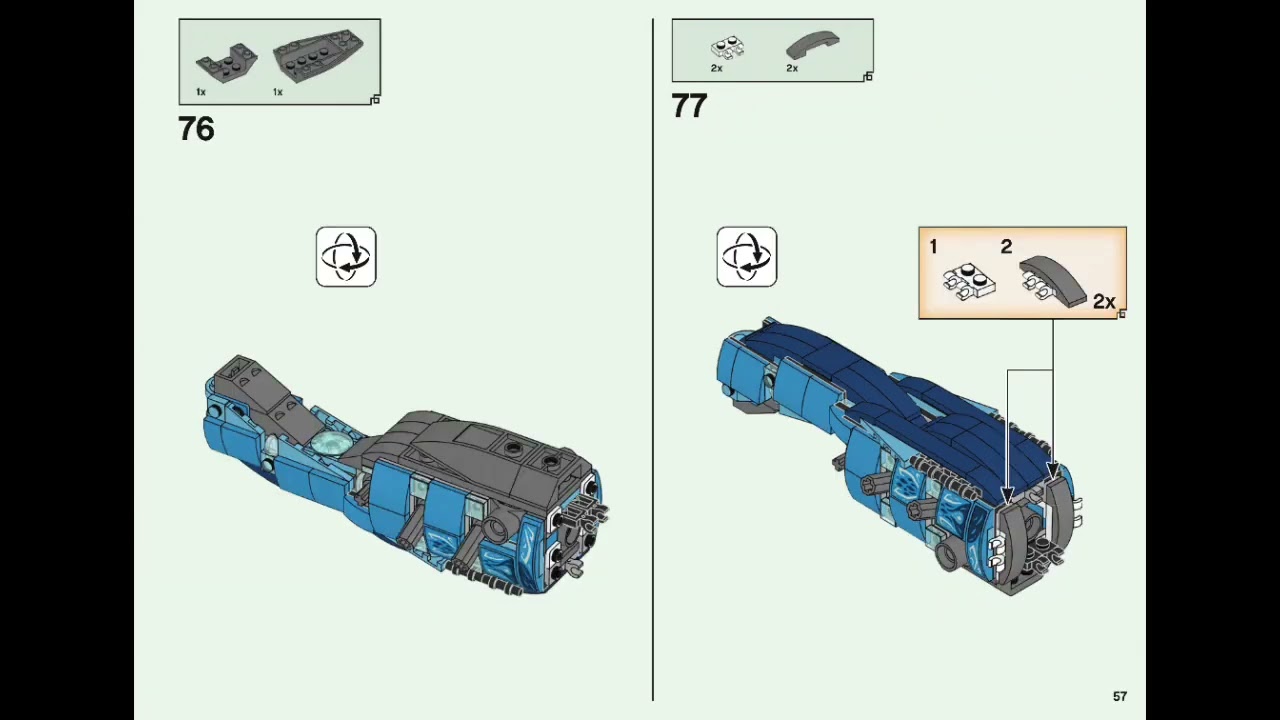Lego instructions - 71754 Water dragon