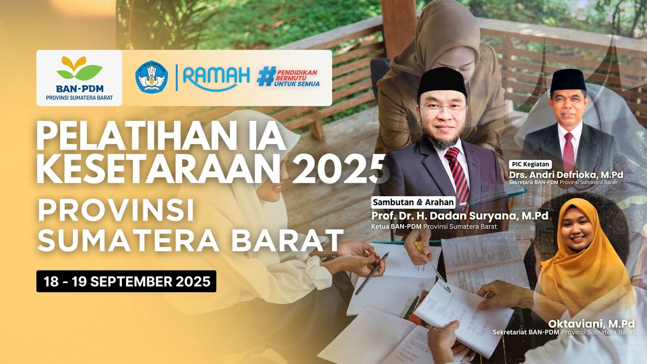 Pelatihan Asesor Program Pendidikan Kesetaraan 2025