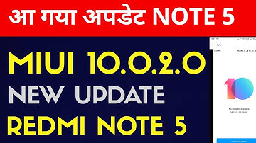 Redmi note 5 miui 10.0.2.0 Global stable update Released| miui 10.0.2.0 update in REDMI NOTE 5|Hindi
