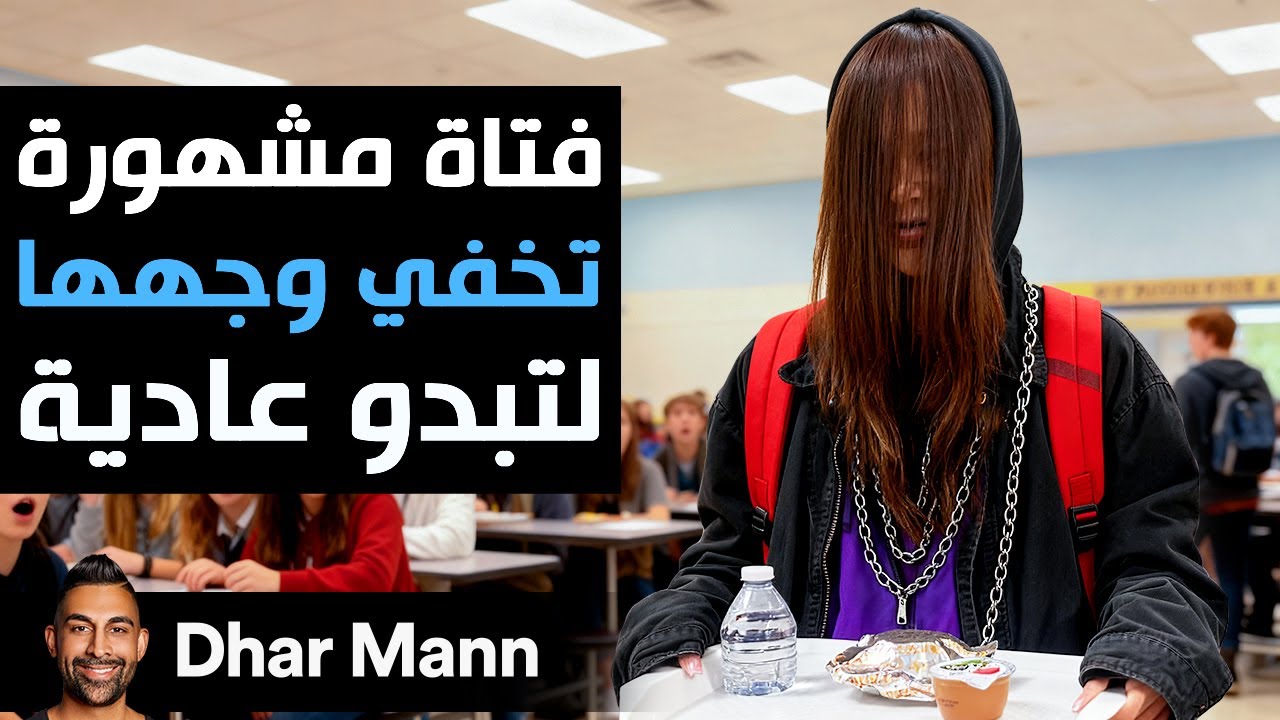 Dhar Mann Studios | فتاة مشهورة تخفي وجهها لتبدو عادية