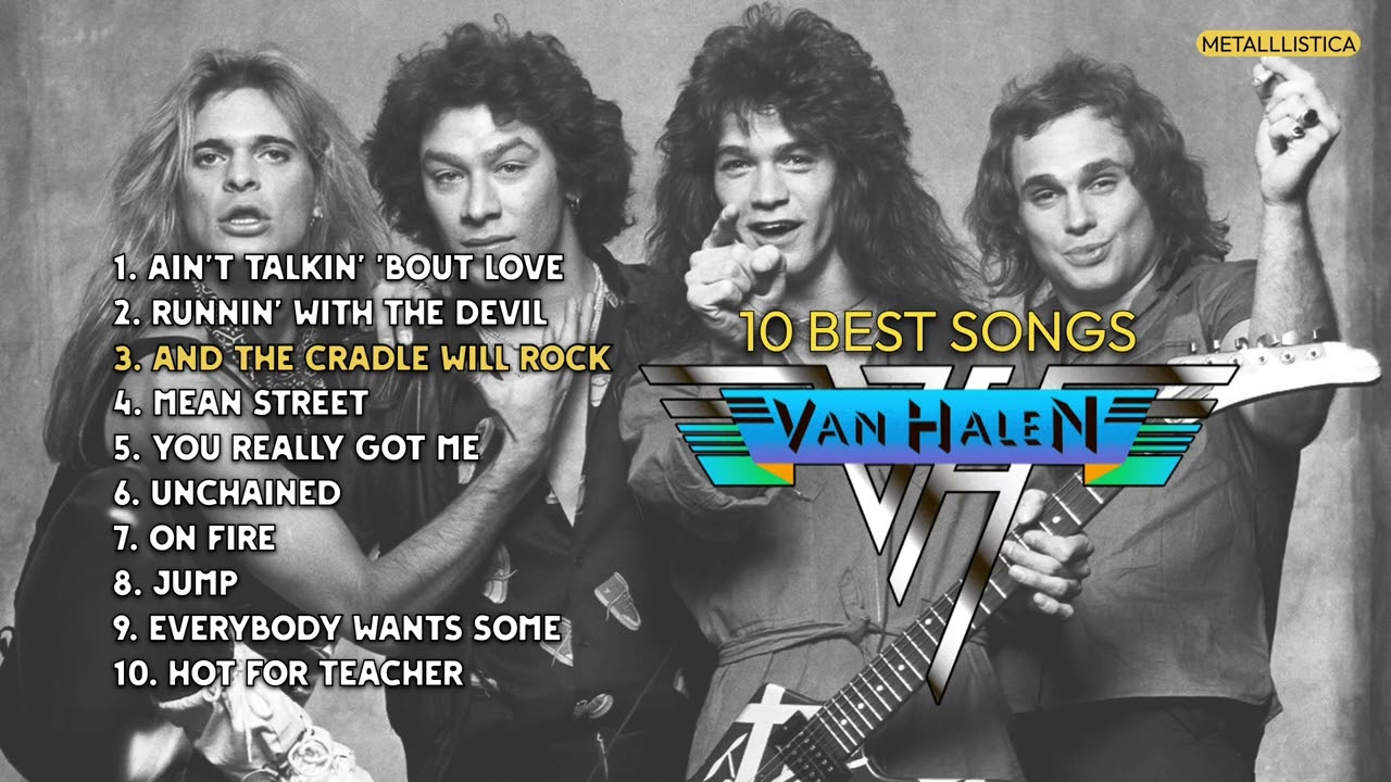 Van Halen - 10 Best Songs. METALLLISTICA version!