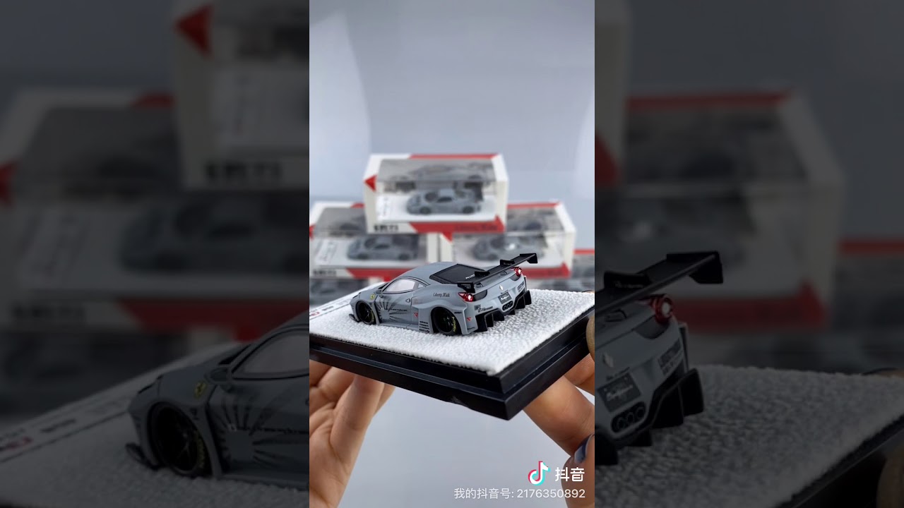 JEC 1:64 LBWK LB458GT  Air Force Grey(J64-008-MG) Diecast Car Model available NOW