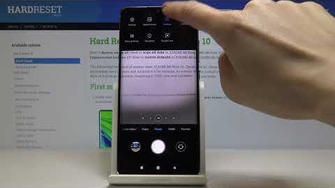 How to Set Camera Timer in XIAOMI Mi Note 10 – Camera Countdown