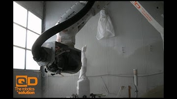 robot statue machining - Laboratorio Angeli - QDrobotics