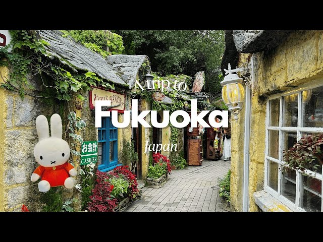 Travel vlog - Fukuoka trip 🇯🇵 ghibli village, Hakata food & aesthetic cafes | Japan travel vlog