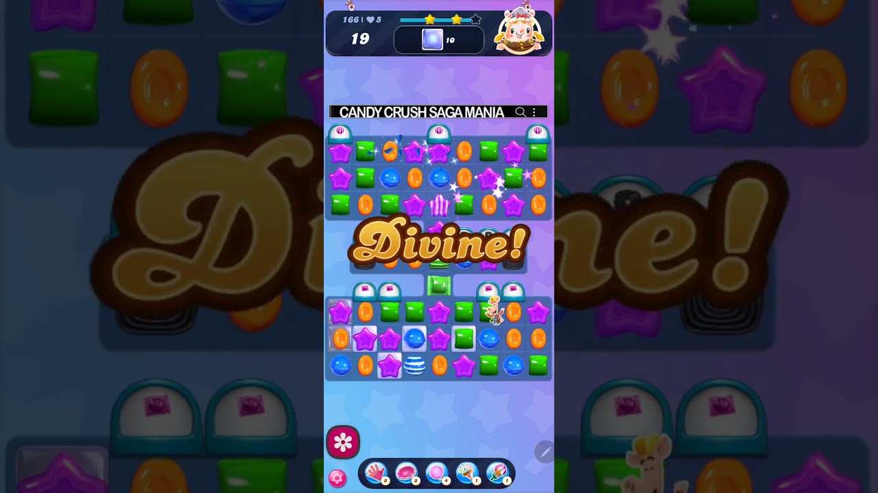 Candy Crush Saga Level 166 NO BOOSTERS ✅🔄 All Star 2024 Passed on First Try 16 PETE