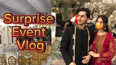 Surprise event vlog interesting enjoying full watch karein🤗❤️