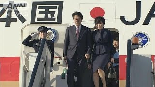 総理8年ぶりのエジプト　中東和平へ協力(15/01/17)