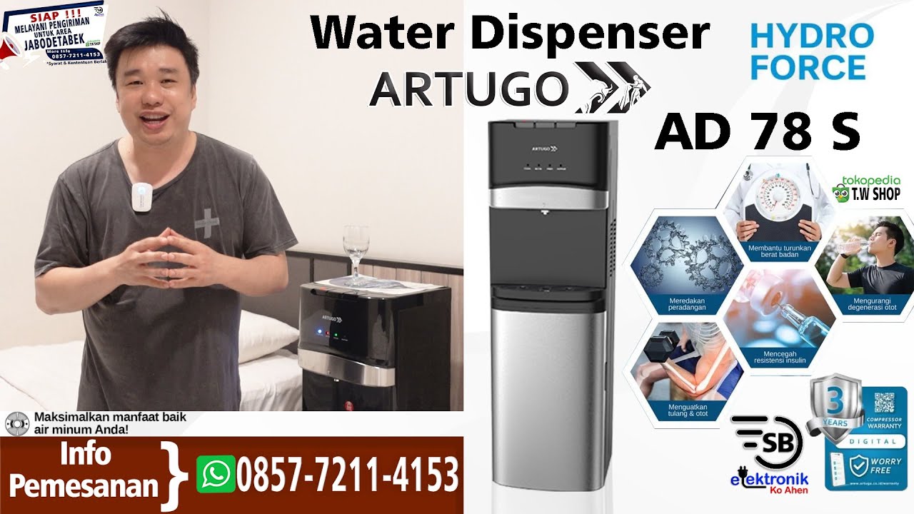 DISPENSER ARTUGO AD 78 S Segalanya Lebih Higienis Dengan HYDRO FORCE ...