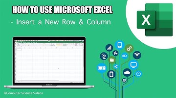 How to INSERT a New Column and Row Using Microsoft Excel On a Mac - Basic Tutorial | New