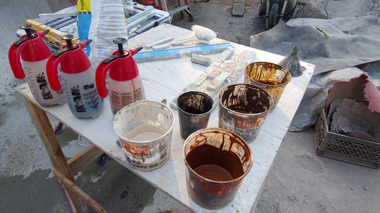 How to Paint Fake Rock Demo