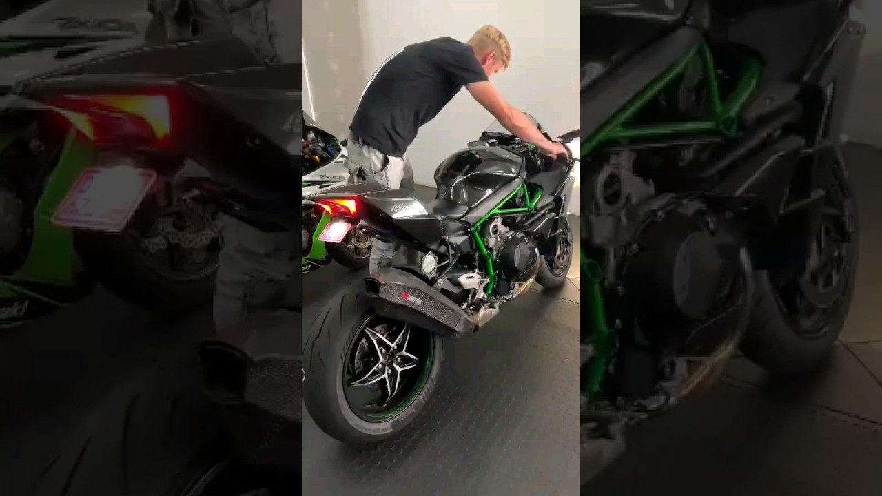 Kawasaki H2 Full Akrapovic Exhaust System