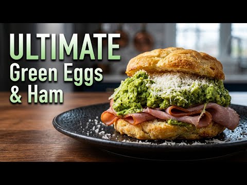 Kevin's Pesto Green Eggs & Ham Croissant