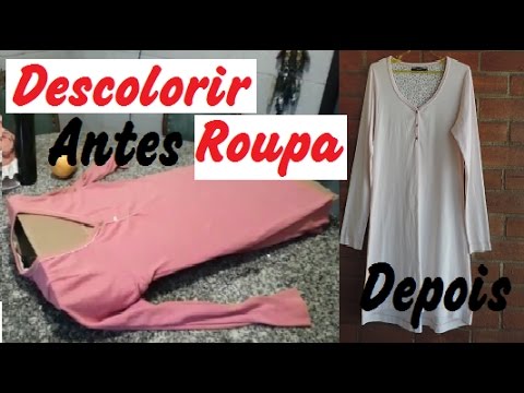 Vídeo: 4 maneiras de descolorir uma camisa