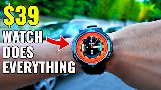 Military Smartwatch With Flashlight Bluetooth For 39? Tested.