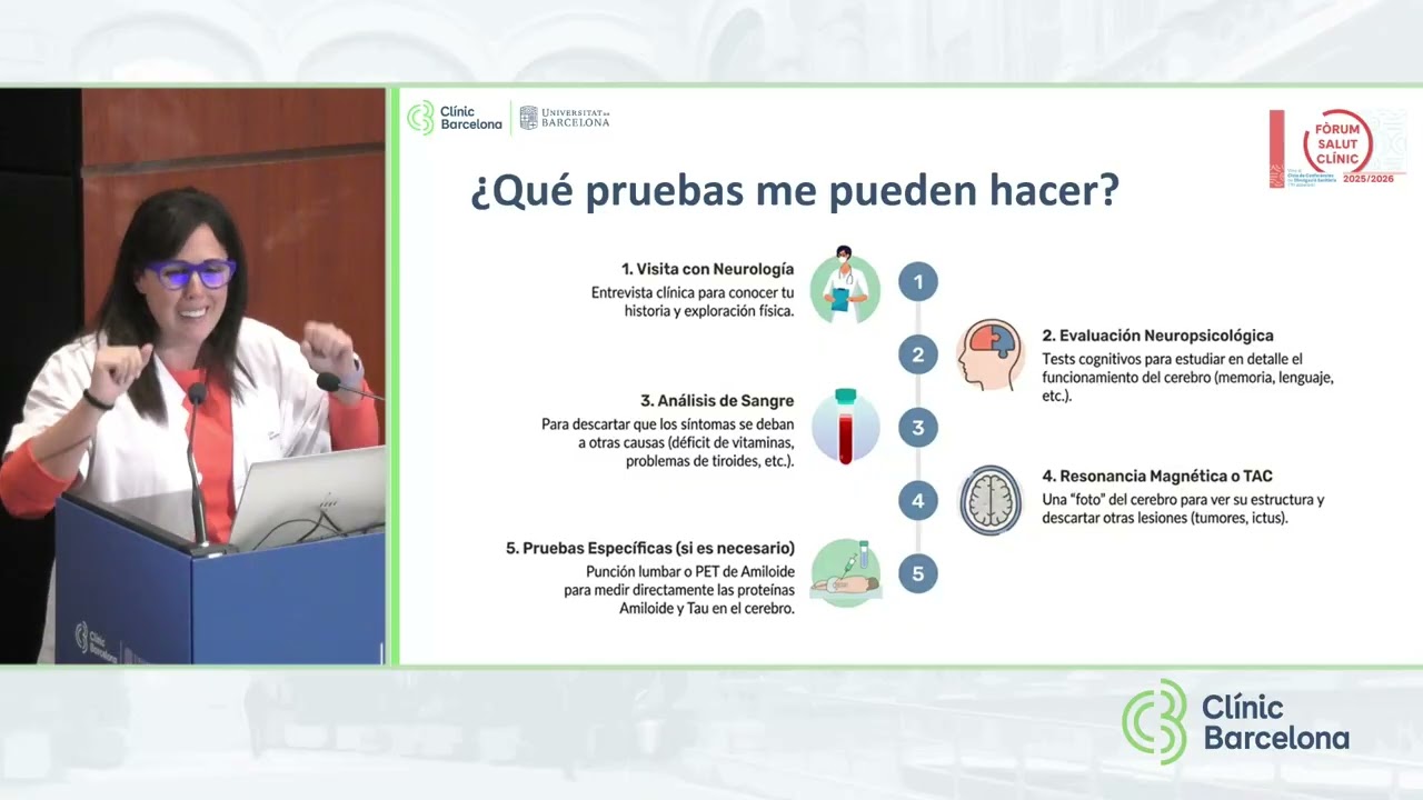 Fòrum Salut Clínic | M’han diagnosticat Alzheimer, i ara què? - Gener 2026
