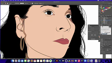 "Nadine" Adobe Illustrator Speed Art