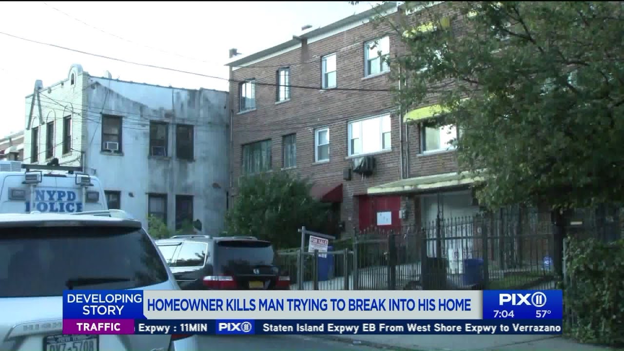 Homeowner allegedly kills man trying to break into his home - YouTube