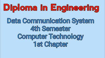Data Communication System। 1st Chapter। 4th Semester। Computer Technology