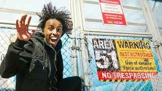 SNEAKING Into AREA 51 For 24 Hours - Challenge