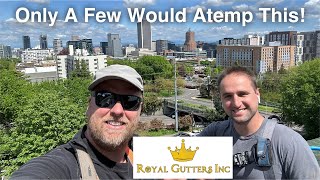 Super Advanced Gutter Install In Downtown