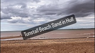 Tunstall Beach Sand in Hull caravans available  2023 East Yorkshire Uk 🇬🇧/ A day at the beach 🏝️