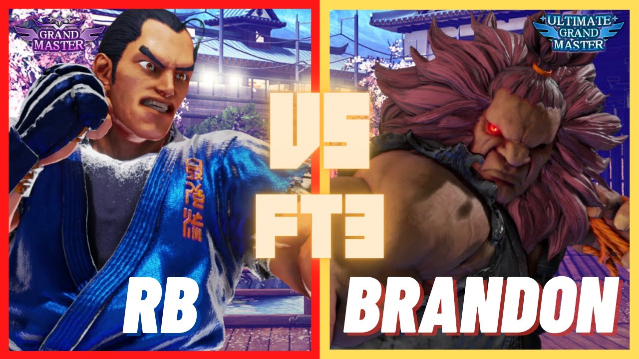 SFV 🌟 RB (Dan) vs Brandon (Akuma/Gouki) 🌟 Street Fighter V 06.022