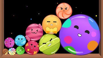 Juicy Fruit Drop Merge - Do you love RAINBOW Candy? Suika Game, Fruit Candy, Watermelon Merge