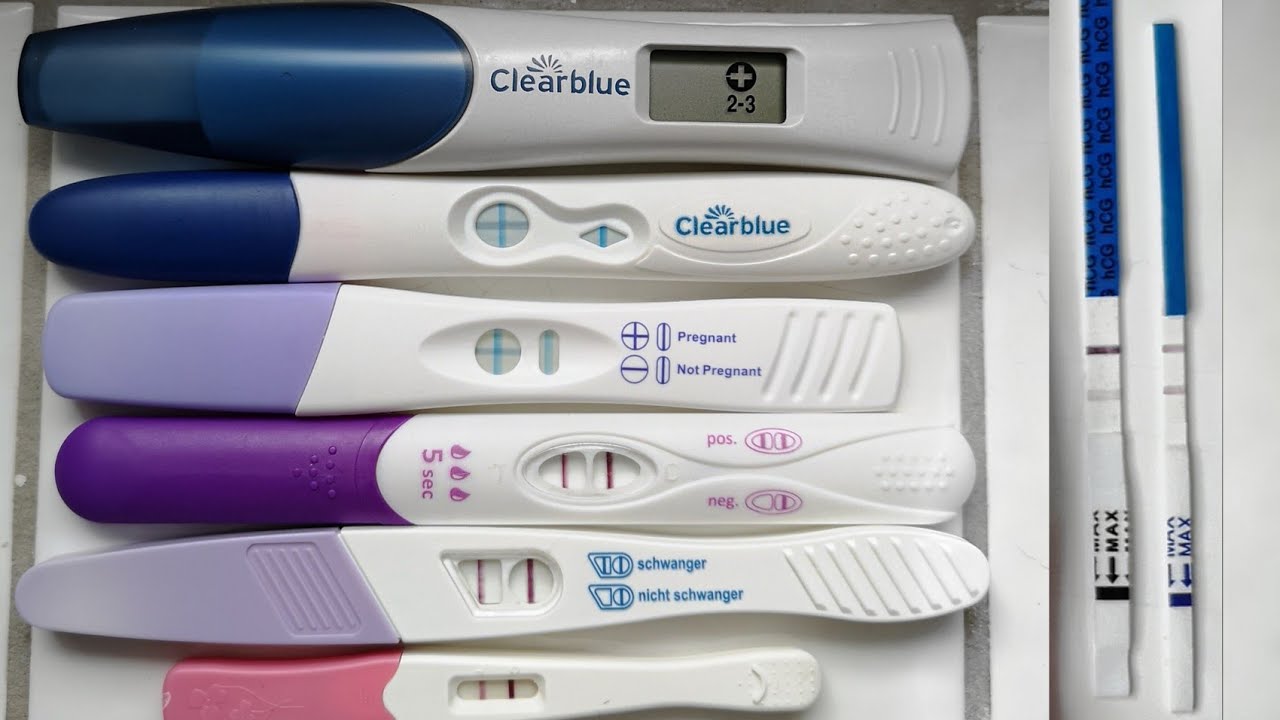 Med linie testa schwangerschaftstest schwache Presense Frühtest
