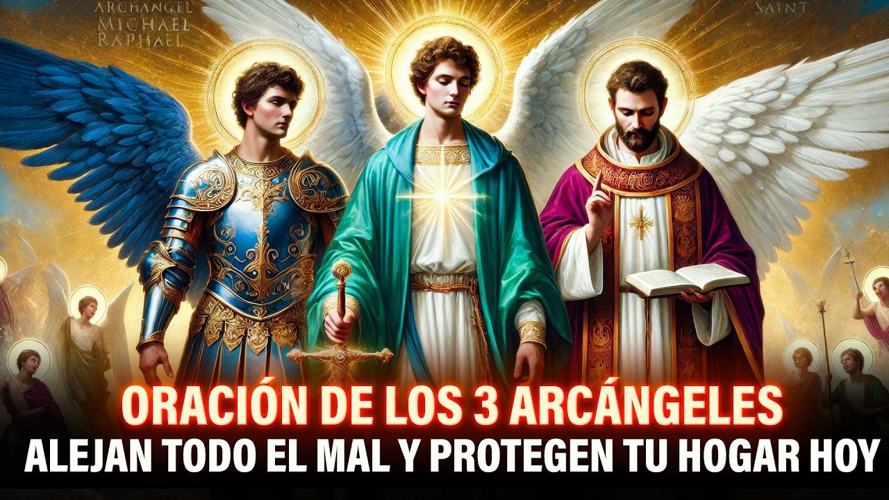 Oración de los 3 Arcángeles ALEJAN Todo el Mal y Protegen Tu Hogar HOY — Reza Conmigo