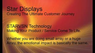 Starvsn Hologram One can use a small array or a large array to create an emotional connection.