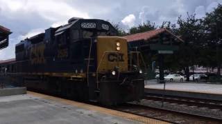 MEMORIAL DAY RAILFANNING WITH CSX FEC TRI RAIL AND AMTRAK AND HORN SHOWS